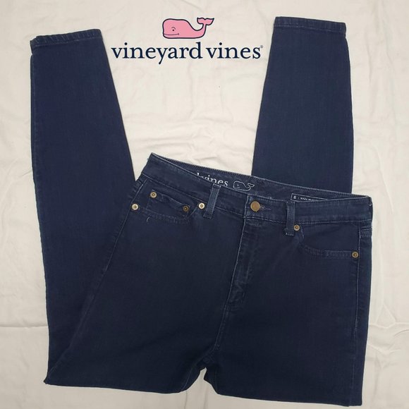 Vineyard Vines Denim - Vineyard Vines High Rise Dark Wash Skinny Jeans